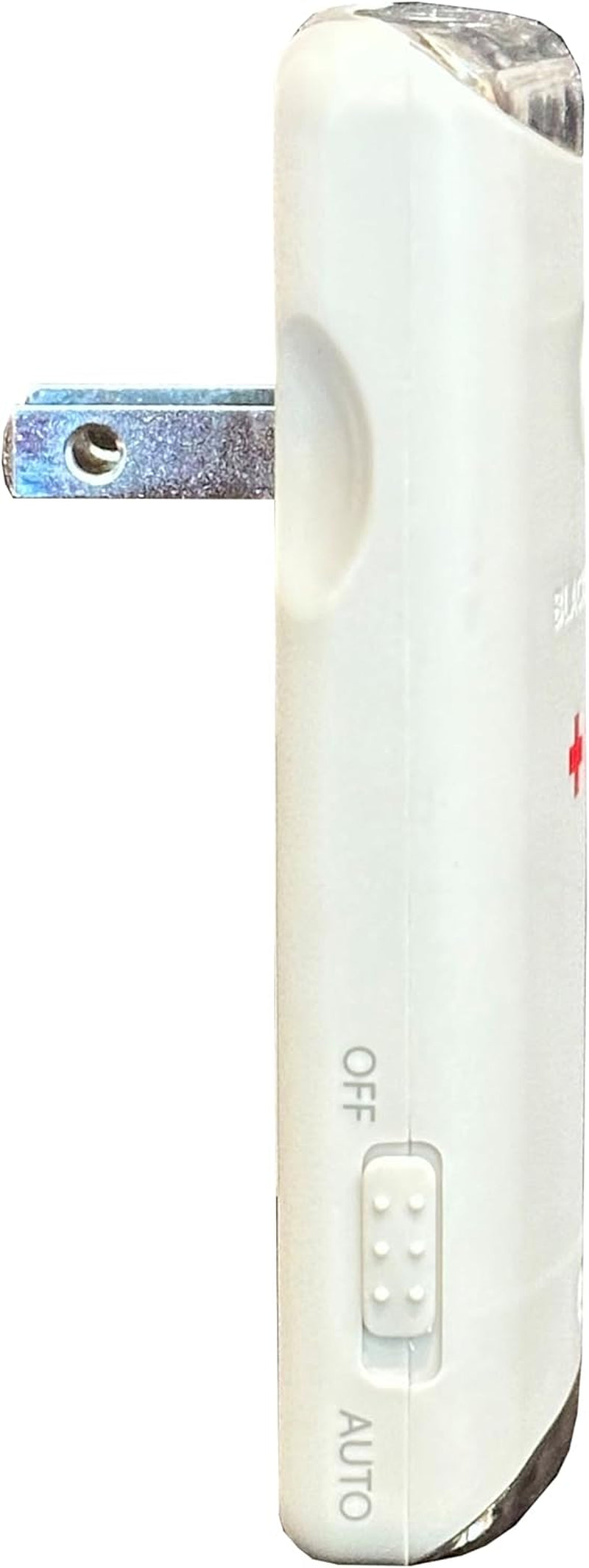 Officially Licensed American Red Cross by Blackout Buddy Swivel Emergency Flashlight, Automatic Power Failure Light, LED Nightlight, Rechargeable, White