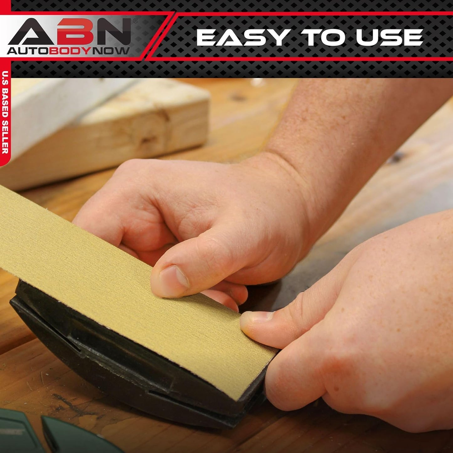 Adhesive Sticky Back 320-Grit Sandpaper Roll 2-3/4In X 20 Yards Aluminum Oxide Golden Yellow Longboard Dura PSA