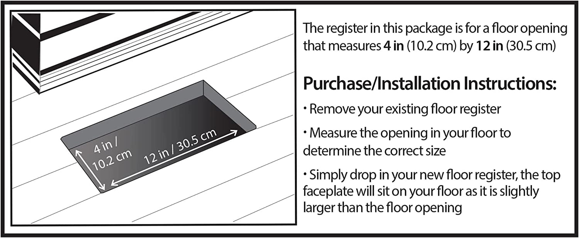SPH412-RB Floor Register, 4X12, Rubbed Bronze Finish